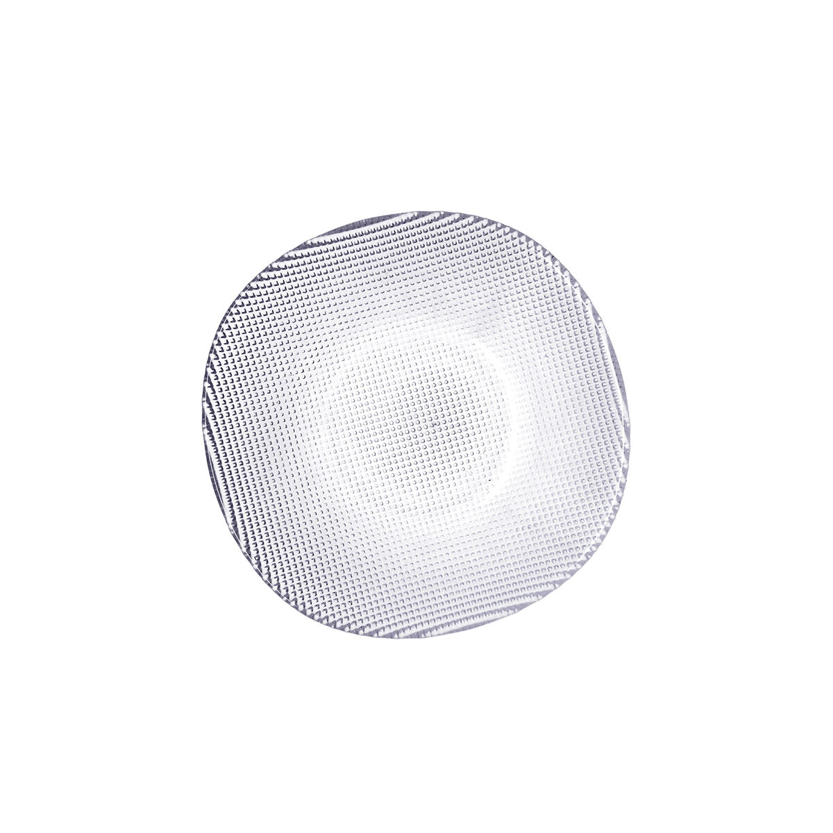 Plate Quid Select Vidrio Transparent Glass 13 x 2,5 cm (12 Units)