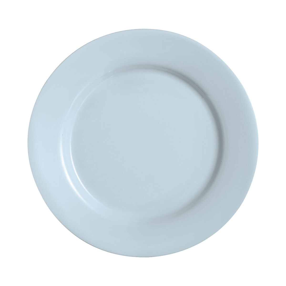 Flat Plate Luminarc Plumi Paradise Azu Blue Glass  2,24 cm (24 Units)