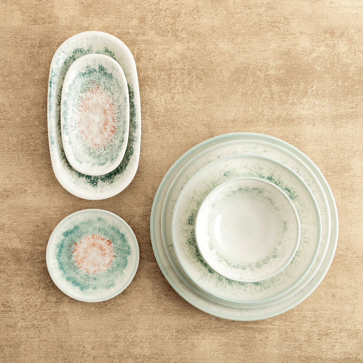 Plate Bidasoa Kai Hydrozero White Ceramic  15 cm Bread (6 Units)