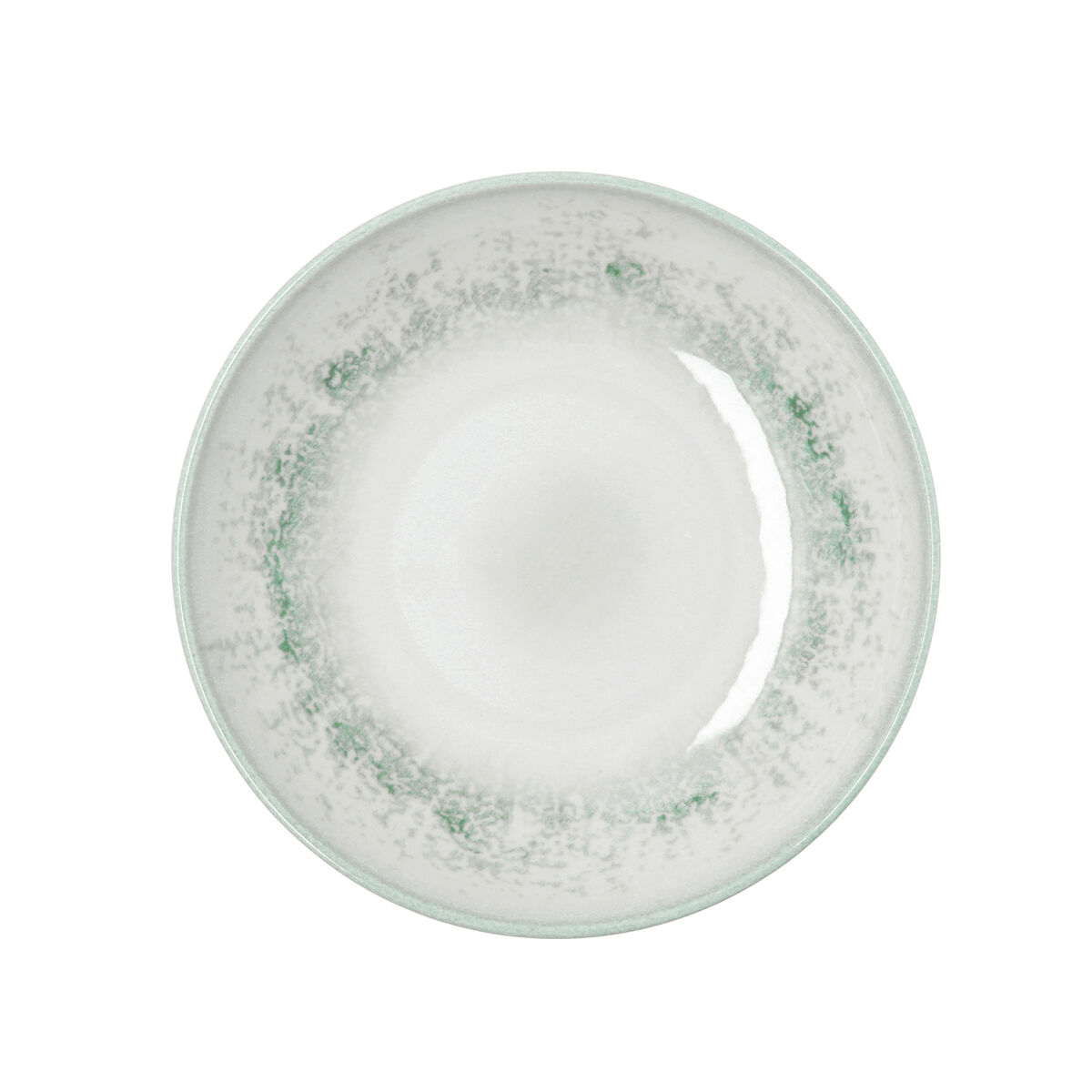 Deep Plate Bidasoa Kai Hydrozero White Ceramic  23 cm (6 Units)
