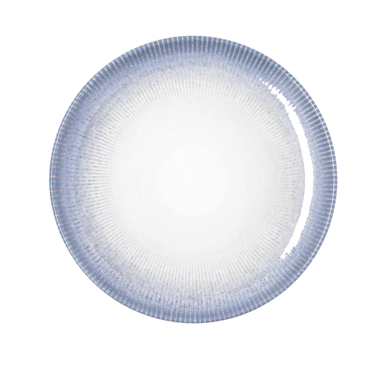 Flat Plate Bidasoa Lea Hydrozero White Ceramic  27 cm (6 Units)