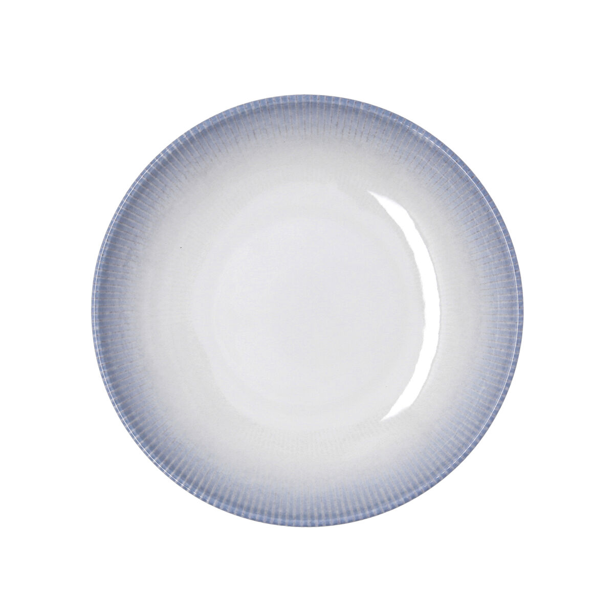 Deep Plate Bidasoa Lea Hydrozero White Ceramic  23 cm (6 Units)