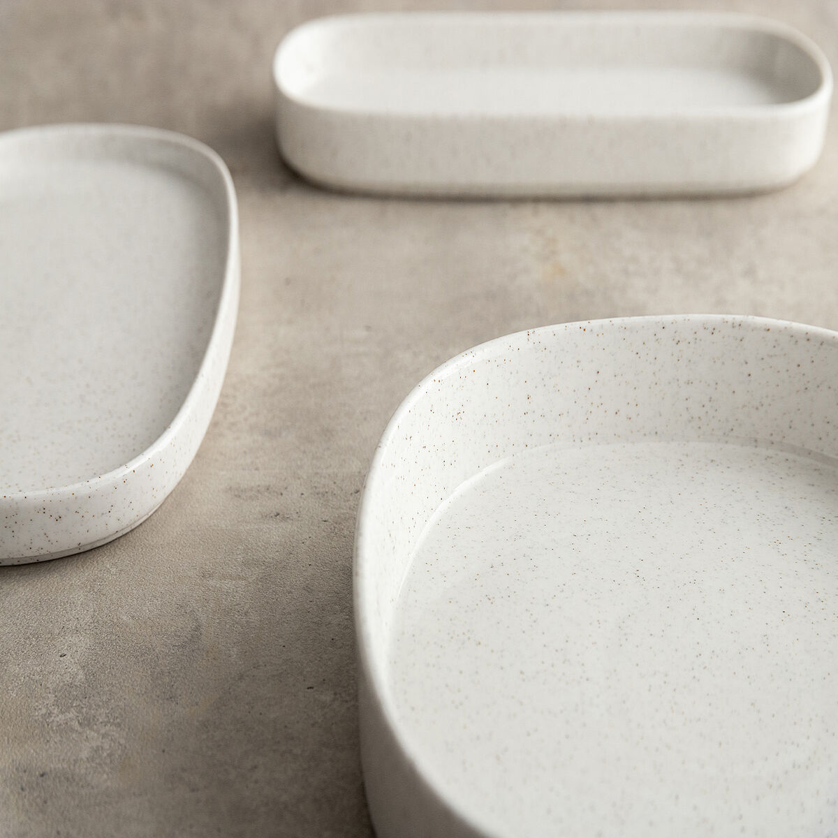 Flat Plate Bidasoa Elite White Ceramic 16,5 x 16,5 x 1,7 cm (8 Units)
