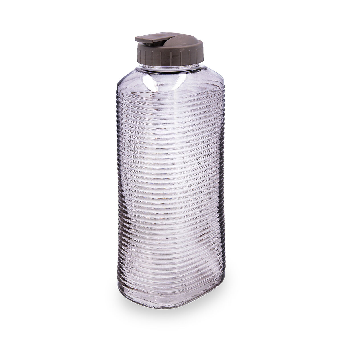 Water bottle Quid Velvet Grey Glass 1,8 L (6 Units)