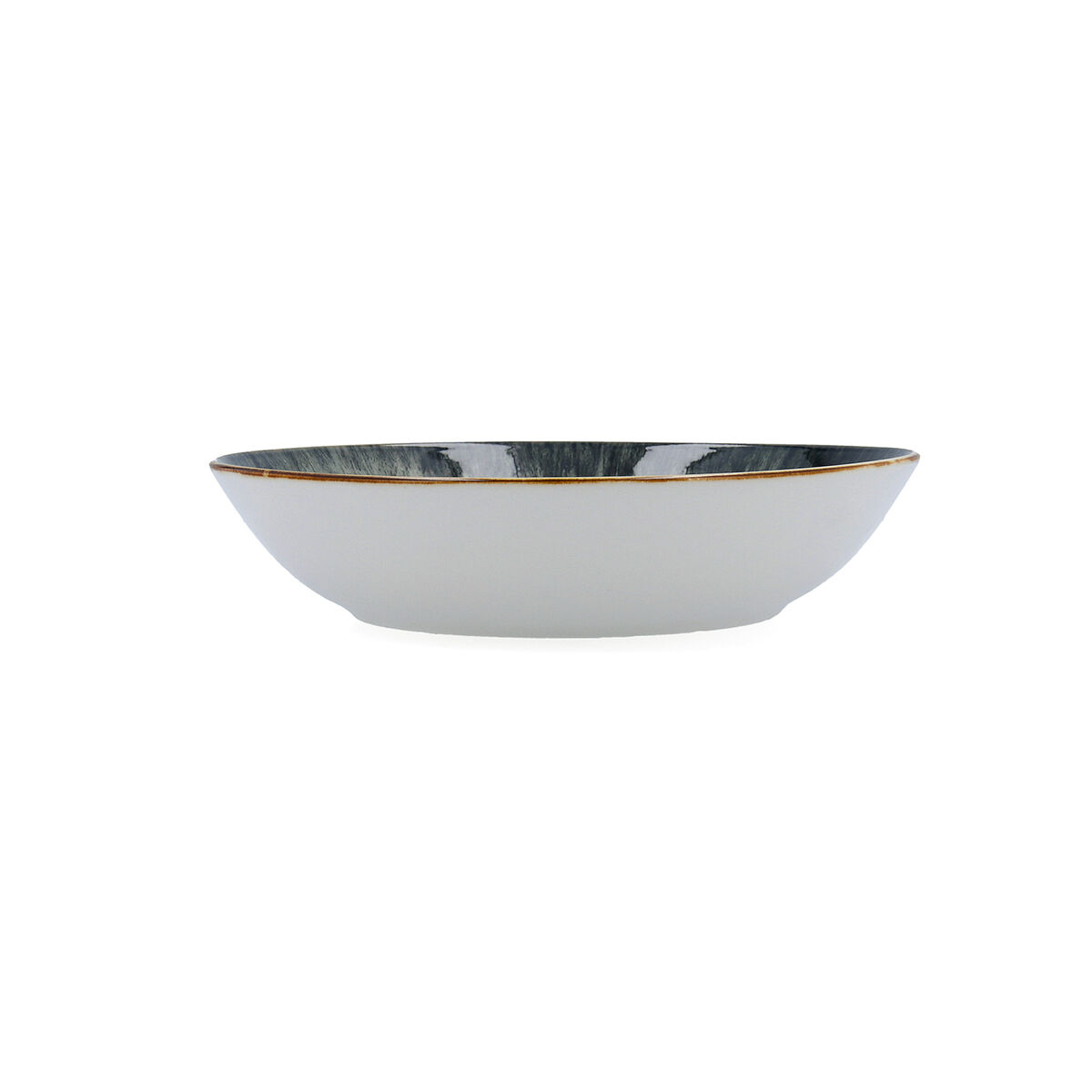 Deep Plate Bidasoa Stela White Ceramic  20 cm (12 Units)