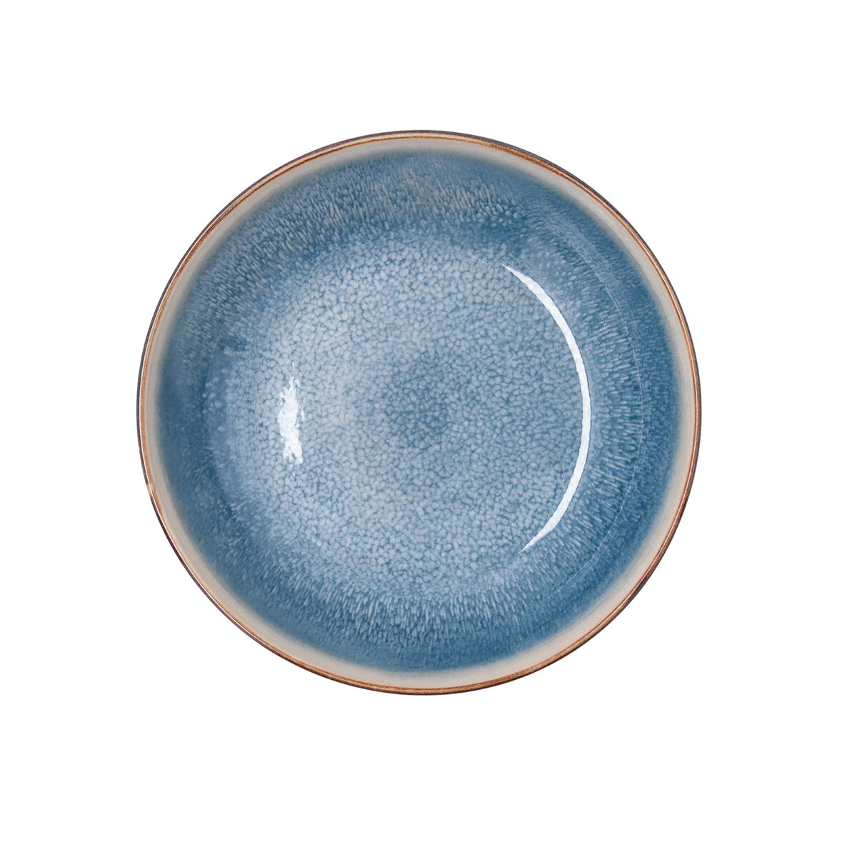 Deep Plate Bidasoa Aura White Ceramic  20 cm (12 Units)