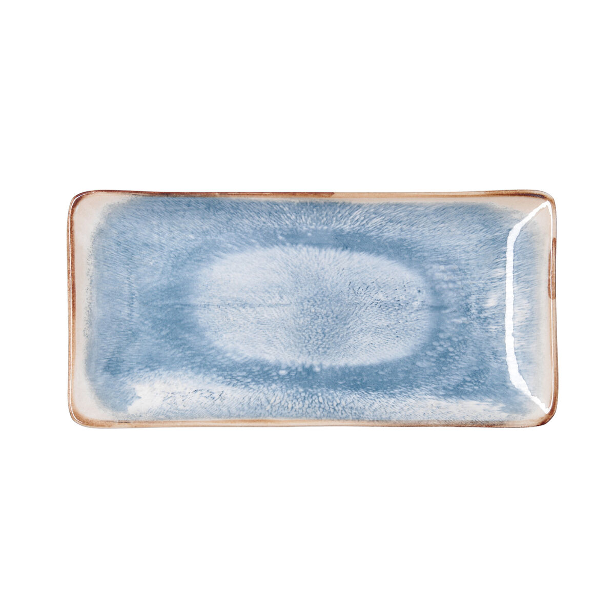 Snack tray Bidasoa Aura White 25 x 12 cm (6 Units)