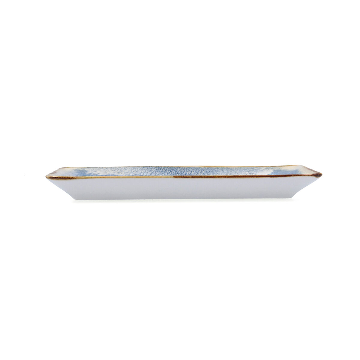 Snack tray Bidasoa Aura White 25 x 12 cm (6 Units)