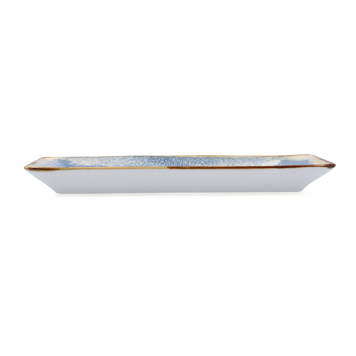 Snack tray Bidasoa Aura White 27,5 x 16,3 cm (6 Units)