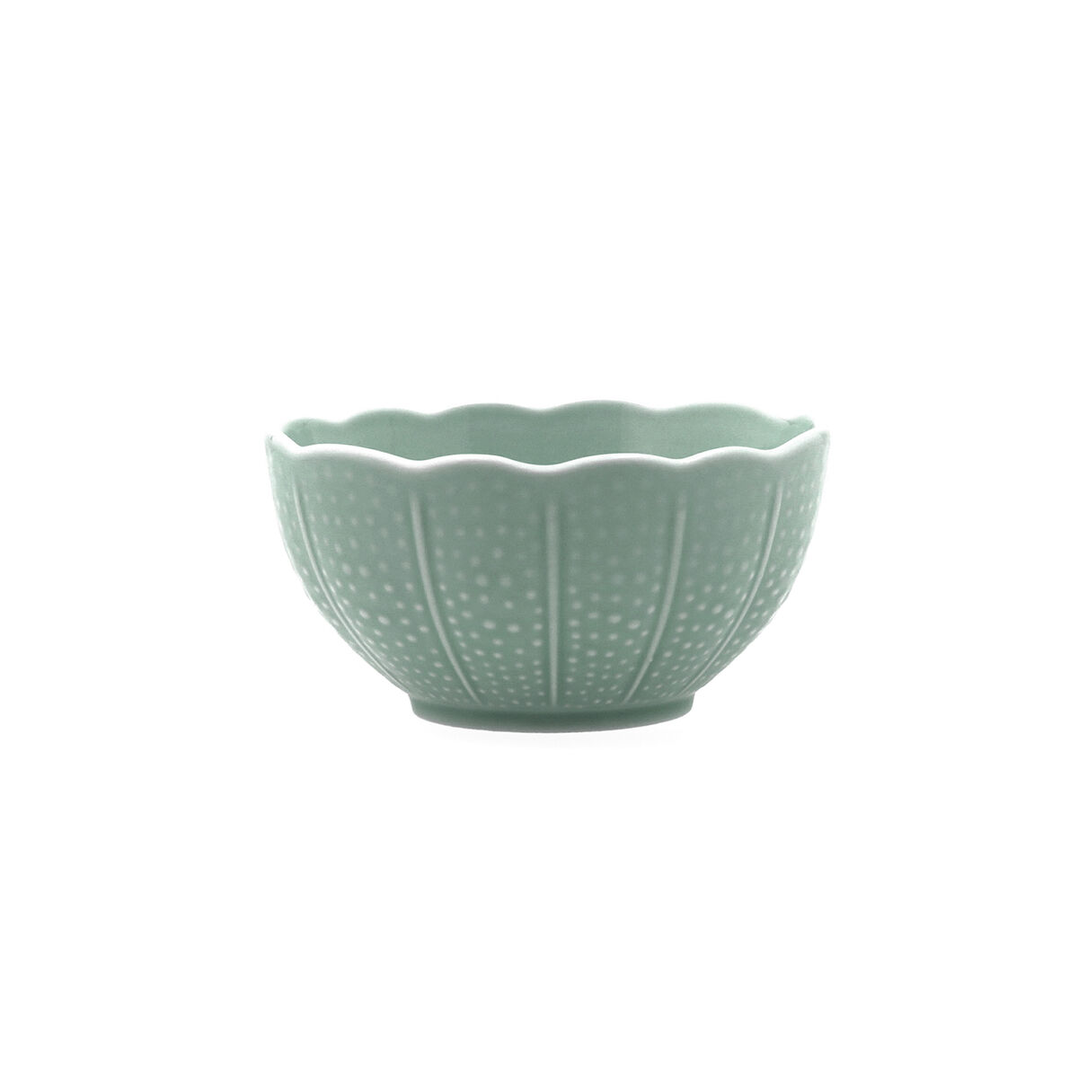 Snack Bowl Bidasoa Aura Stela Green Ceramic 12 x 12 x 5 cm (6 Units)