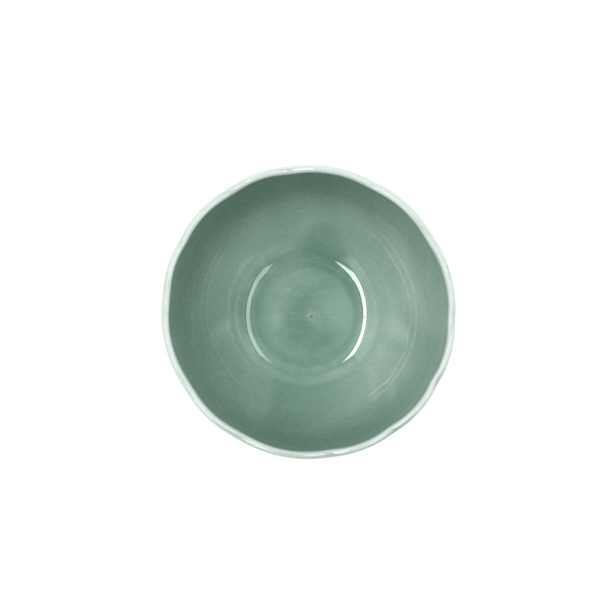 Snack Bowl Bidasoa Aura Stela Green Ceramic 12 x 12 x 5 cm (6 Units)