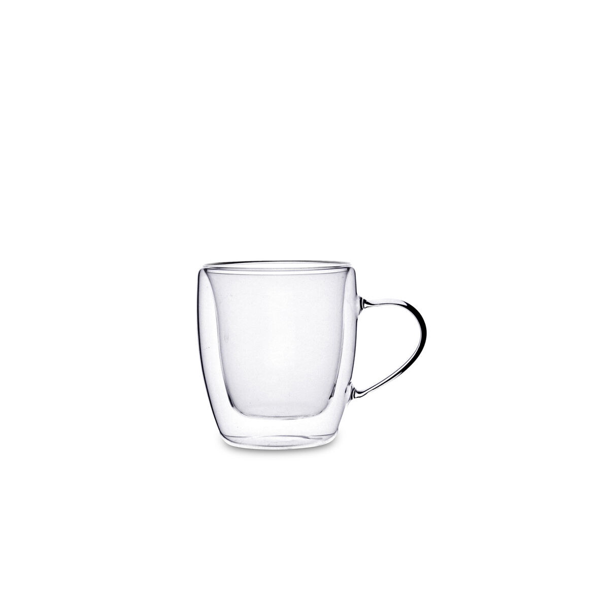 Tea and coffee cup Quid Serenia Transparent Glass 80 ml (6 Units)