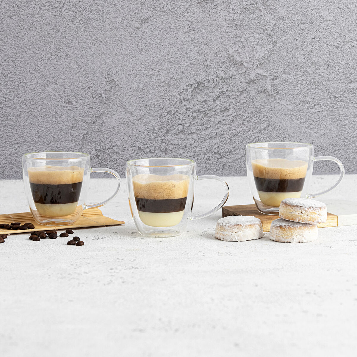 Tea and coffee cup Quid Serenia Transparent Glass 150 ml (6 Units)