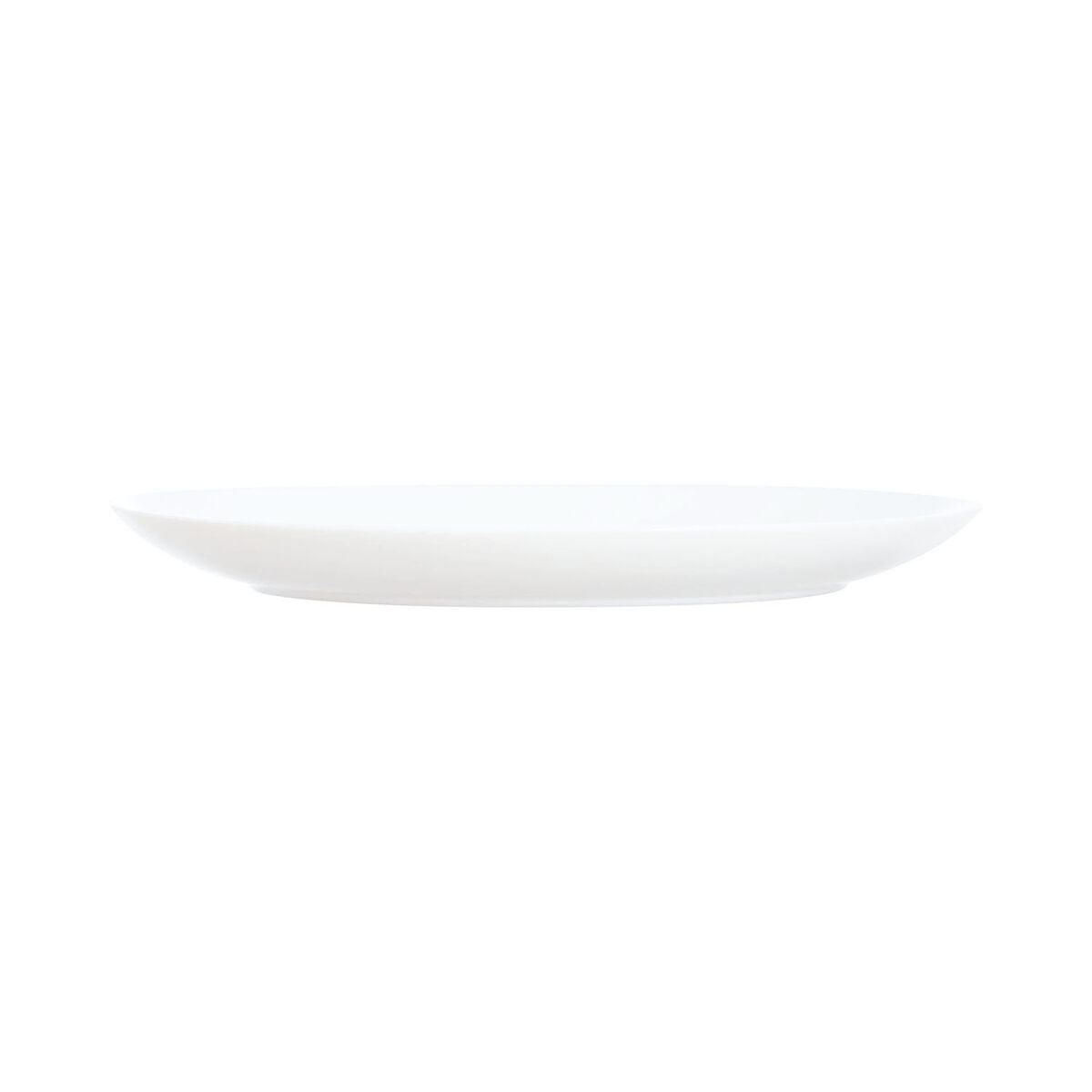 Flat Plate Luminarc Apy White Glass  25 cm (12 Units)