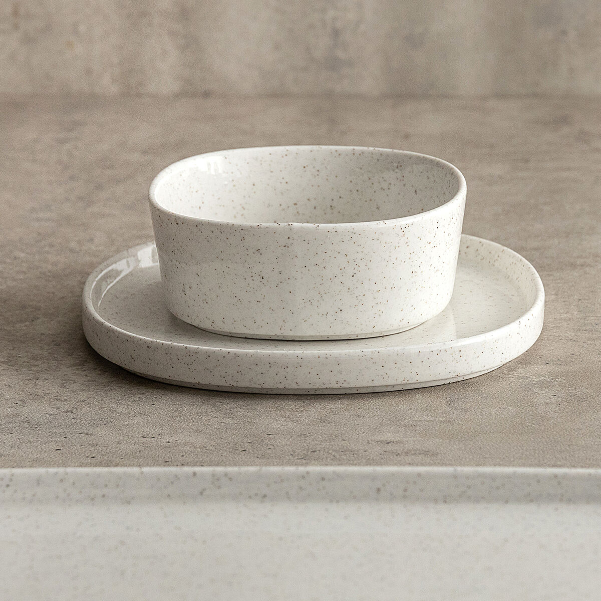 Snack Bowl Bidasoa Elite White Ceramic 11,5 x 11,3 x 4,7 cm (8 Units)