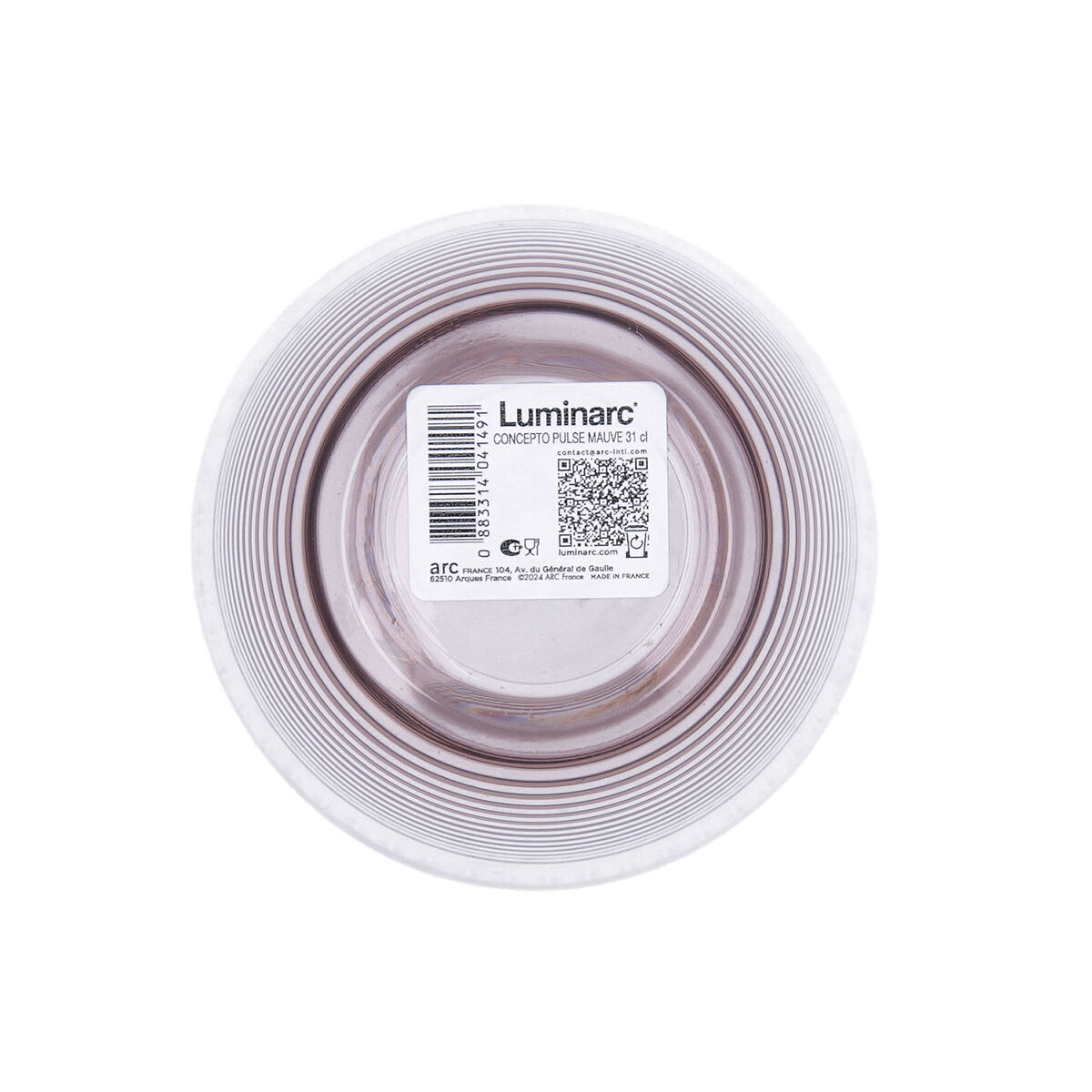 Glass for water Luminarc Concepto Pink Glass 310 ml (6 Units)