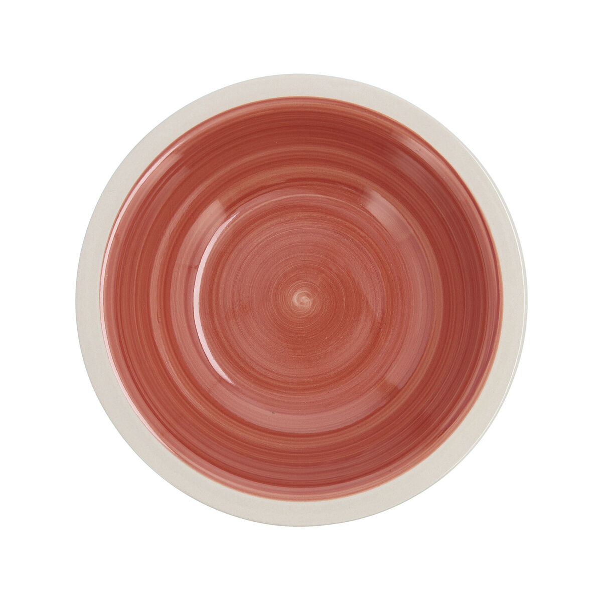 Deep Plate Quid Calypso Terracotta Ceramic  21,5 cm (12 Units)