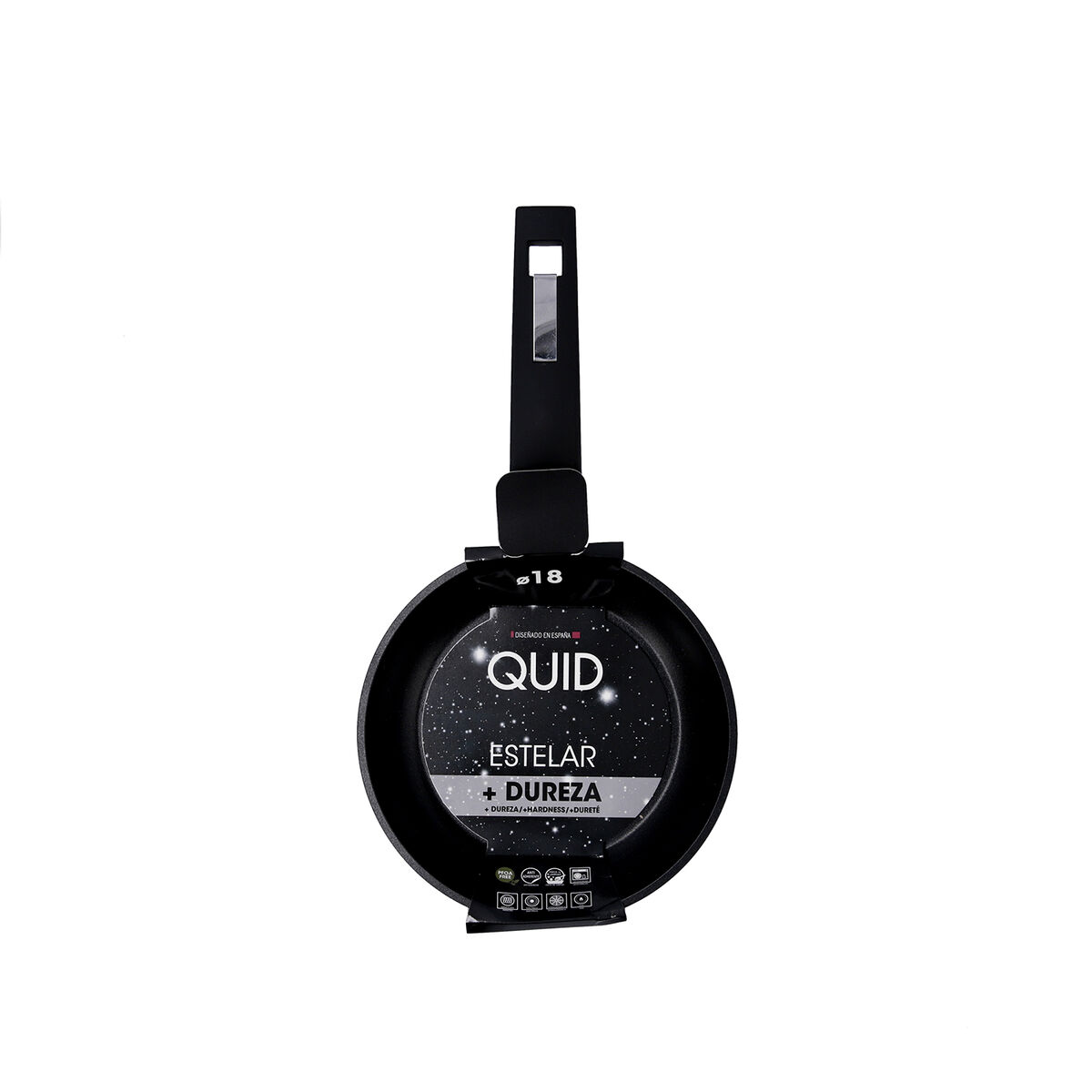 Pan Quid Estelar Black Metal  18 cm (6 Units)