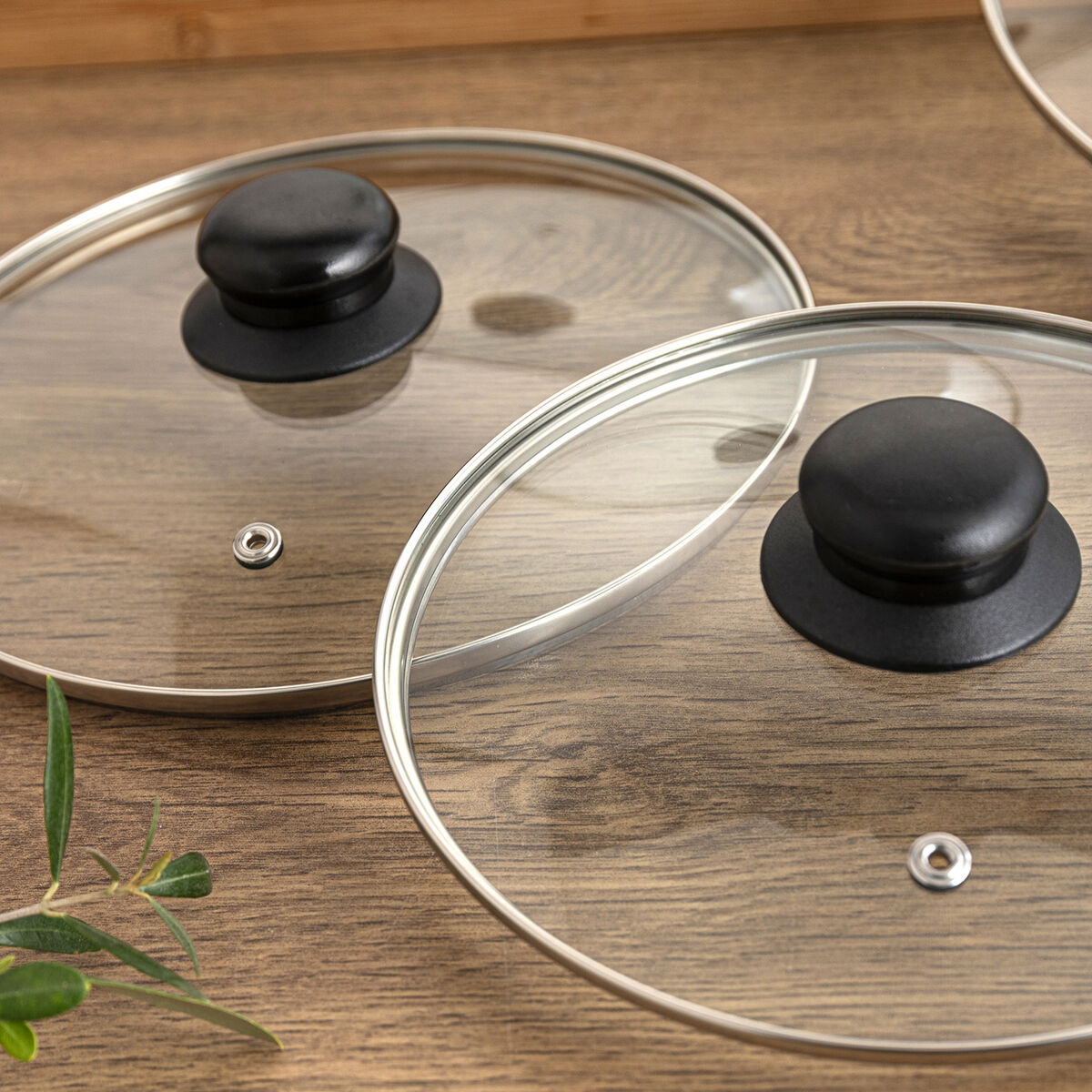 Pan lid Quid Renova Transparent Glass  36 cm (6 Units)
