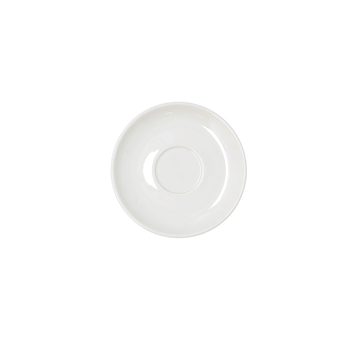 Plate Bidasoa Serenity Hydrozero White Ceramic  15 cm Coffee (6 Units)