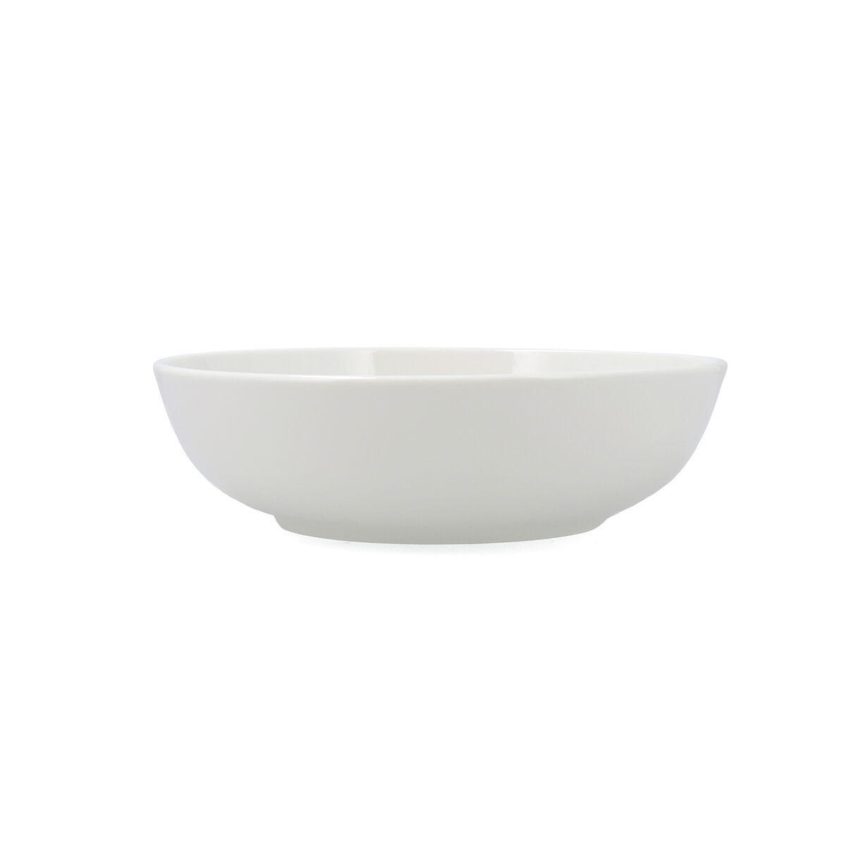 Salad Bowl Bidasoa Serenity Hydrozero White Ceramic  23 cm (6 Units)