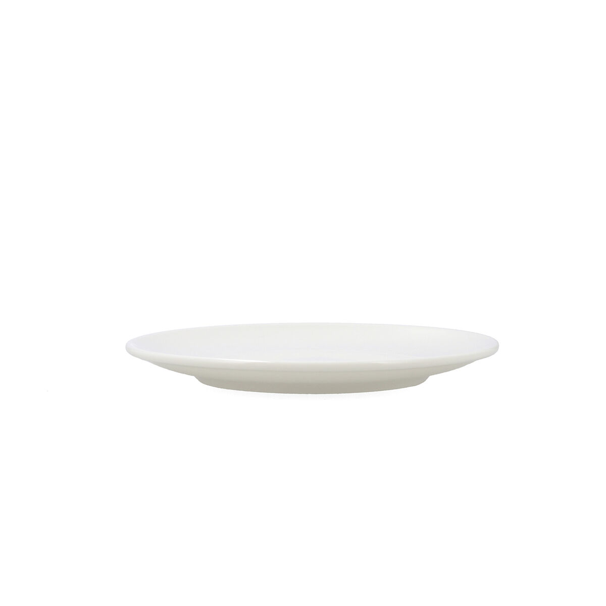 Flat Plate Bidasoa Harmony Hydrozero White Ceramic  21 cm (6 Units)