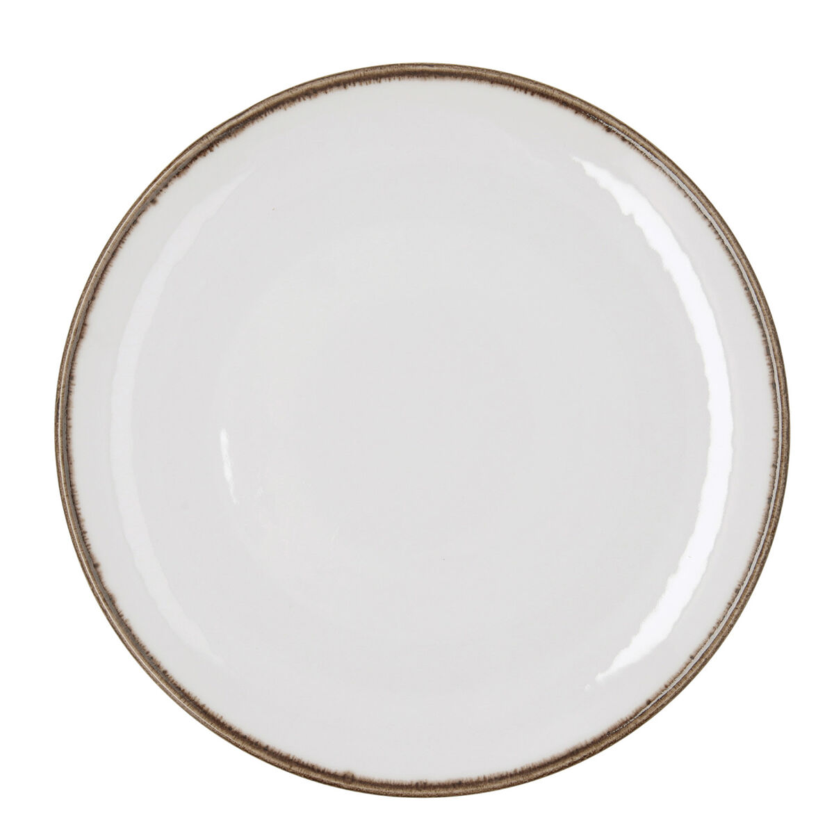 Pizza Plate Bidasoa Orion Hydrozero White Ceramic  30 cm (6 Units)