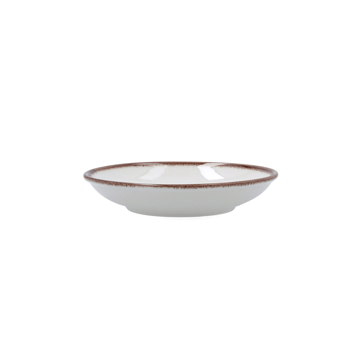 Deep Plate Bidasoa Orion Hydrozero White Ceramic  20 cm (6 Units)