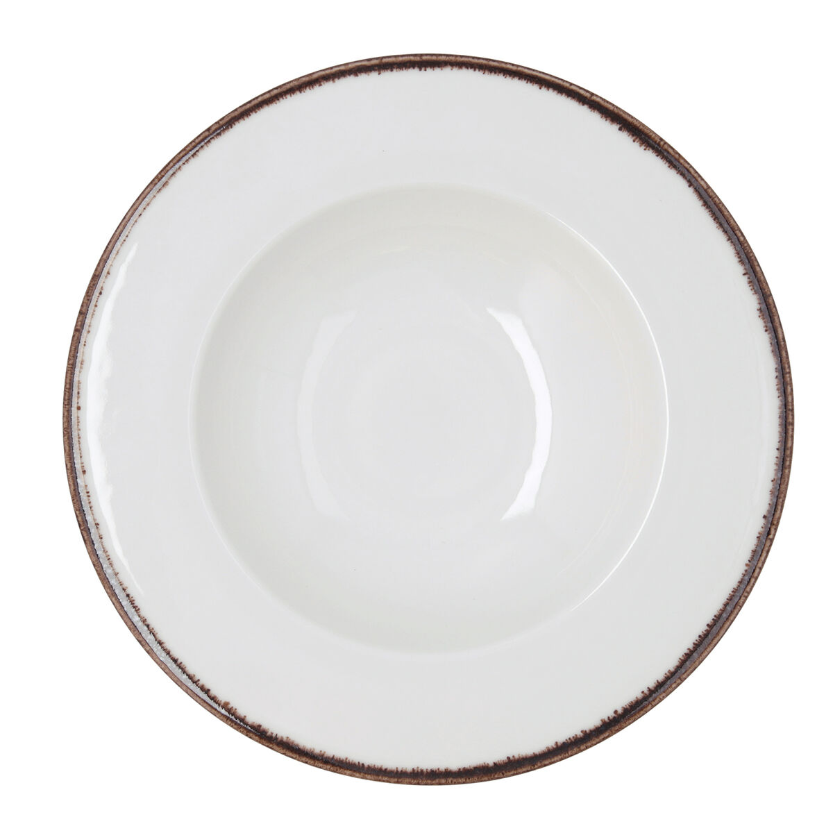 Pasta Dish Bidasoa Orion Hydrozero White Ceramic  30 cm (6 Units)