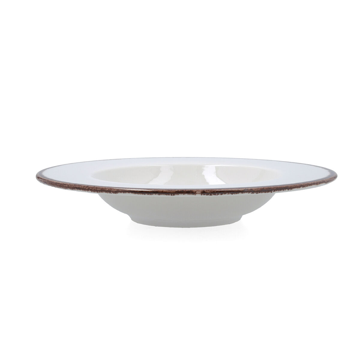 Pasta Dish Bidasoa Orion Hydrozero White Ceramic  30 cm (6 Units)