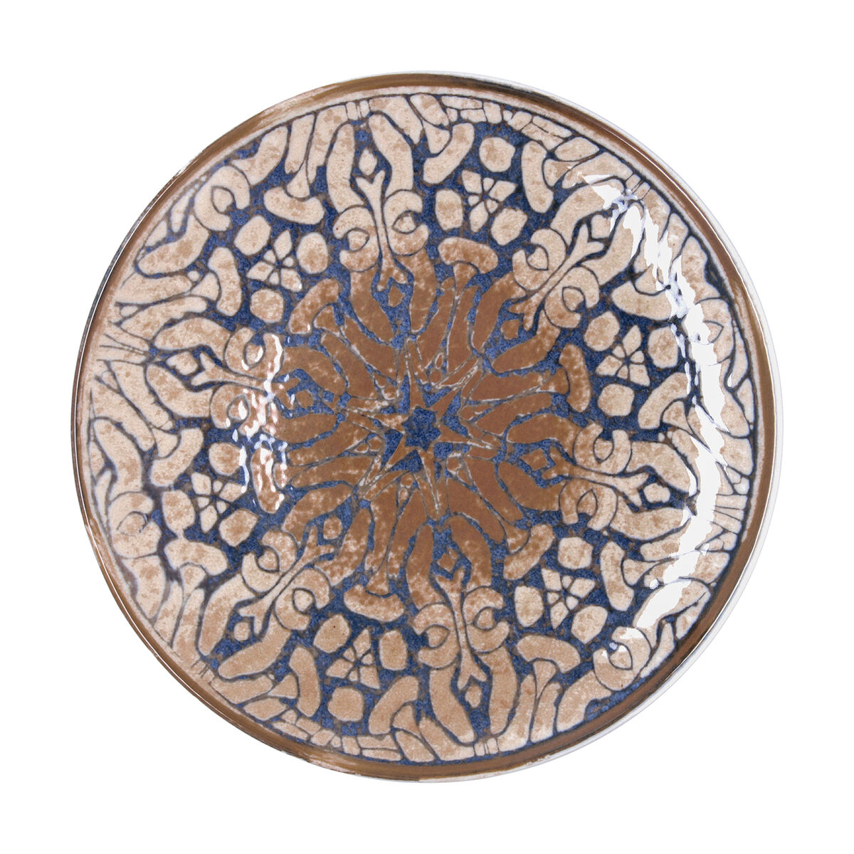 Pizza Plate Bidasoa Deneb Hydrozero Brown Ceramic  30 cm (6 Units)