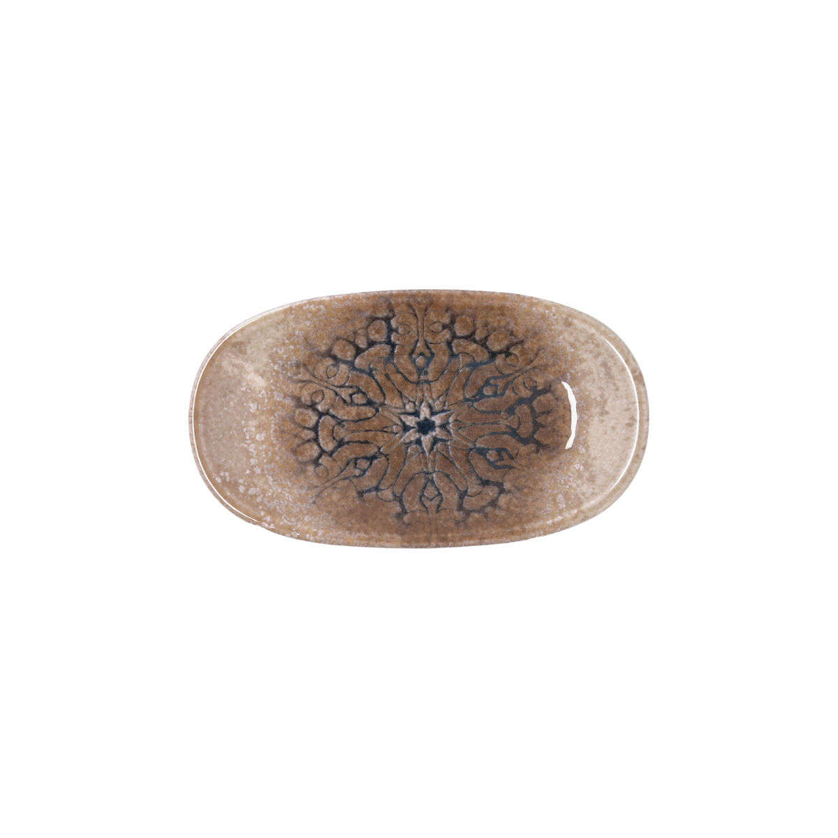 Snack tray Bidasoa Deneb Hydrozero Brown 19 x 11 cm (6 Units)