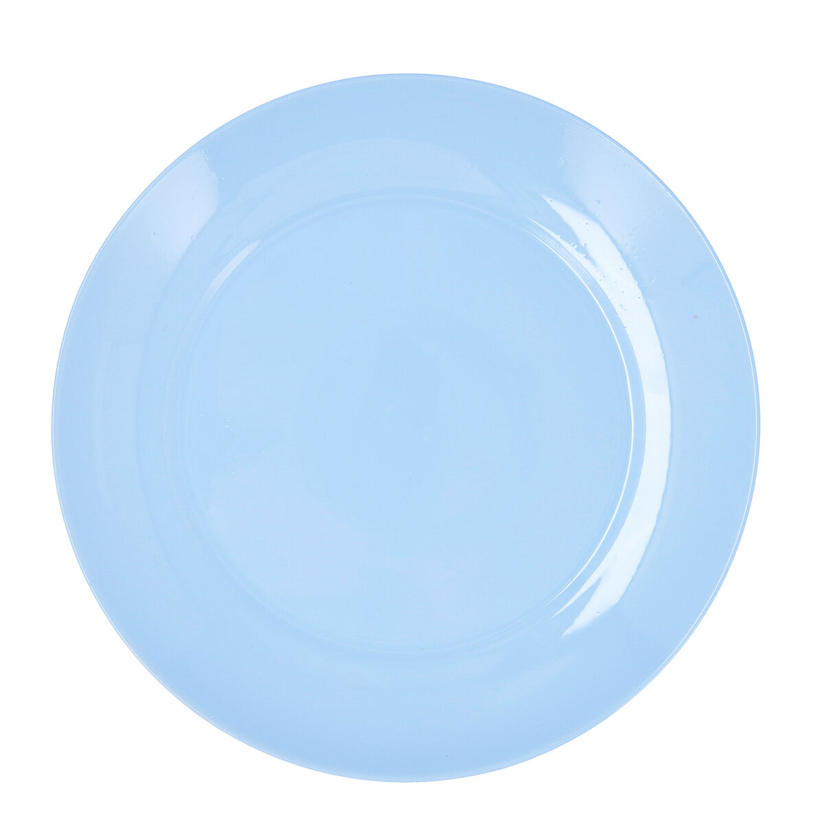 Flat Plate Luminarc Apy Paradise Azul Blue Glass  25 cm (24 Units)