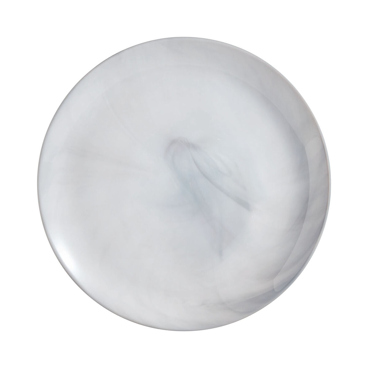 Flat Plate Luminarc Diwali Granit Marb Bicoloured Glass  25 cm (24 Units)