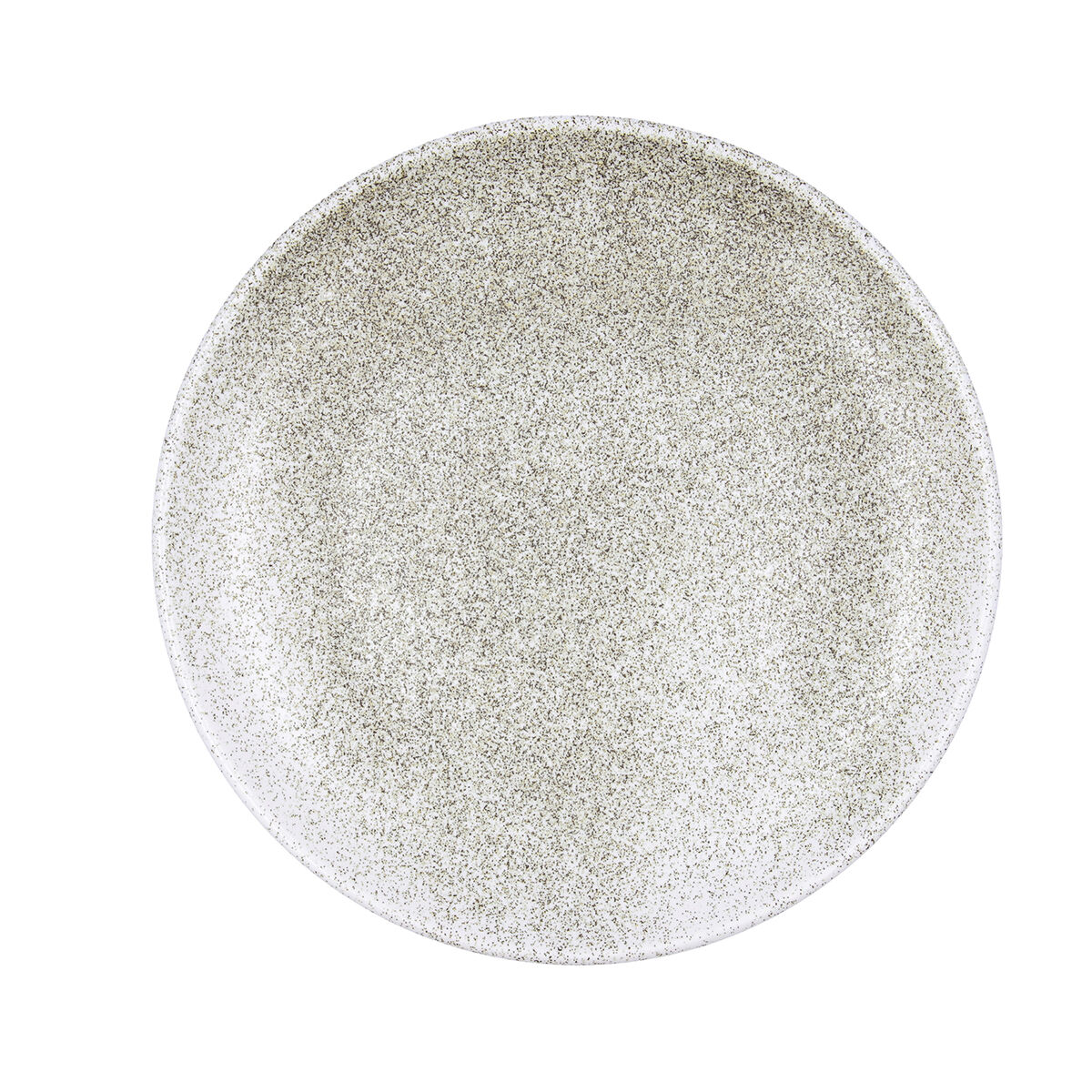Flat Plate Bidasoa Element Hydrozero Beige Ceramic  27 cm (6 Units)