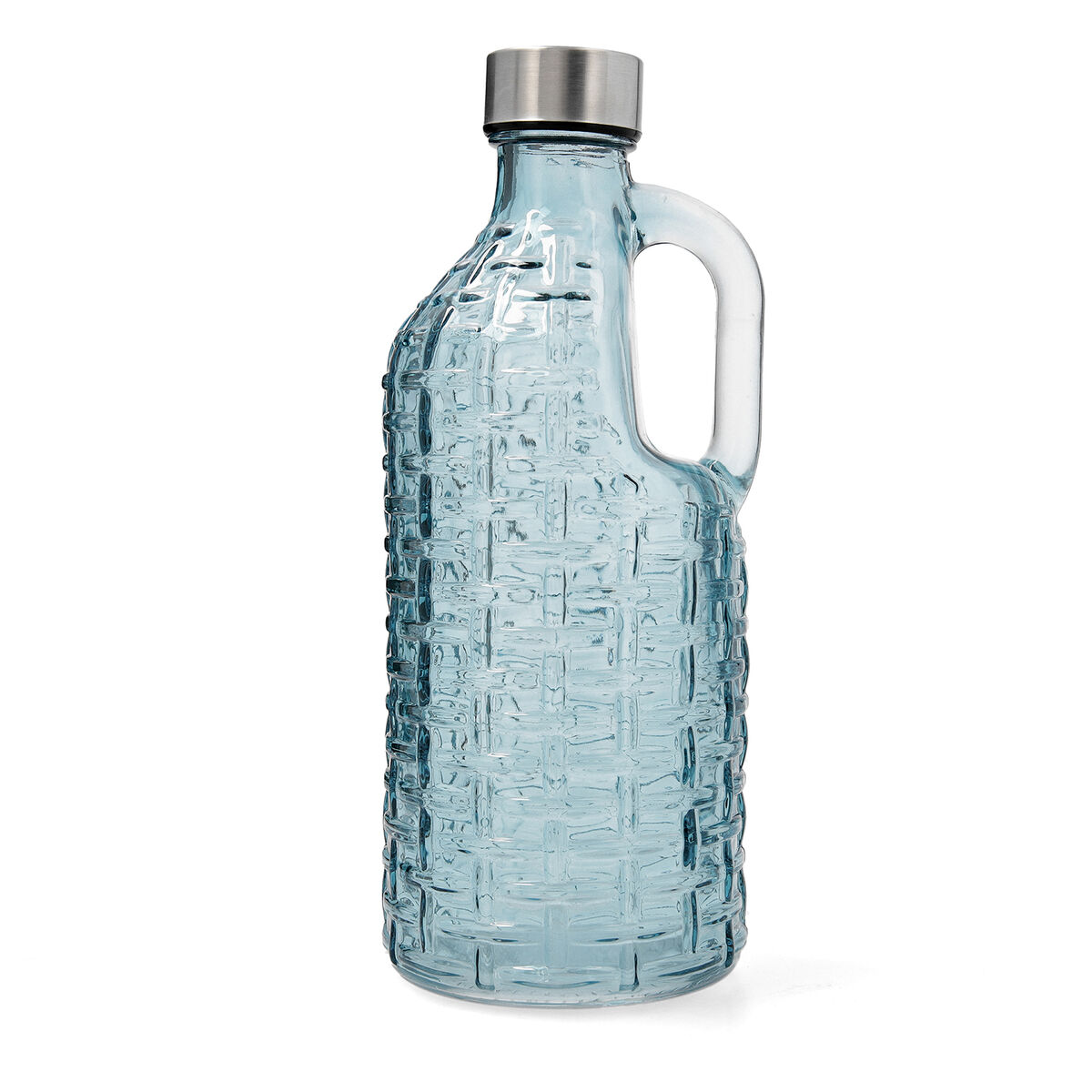 Water bottle Quid Calypso Blue Glass 1 L (12 Units)