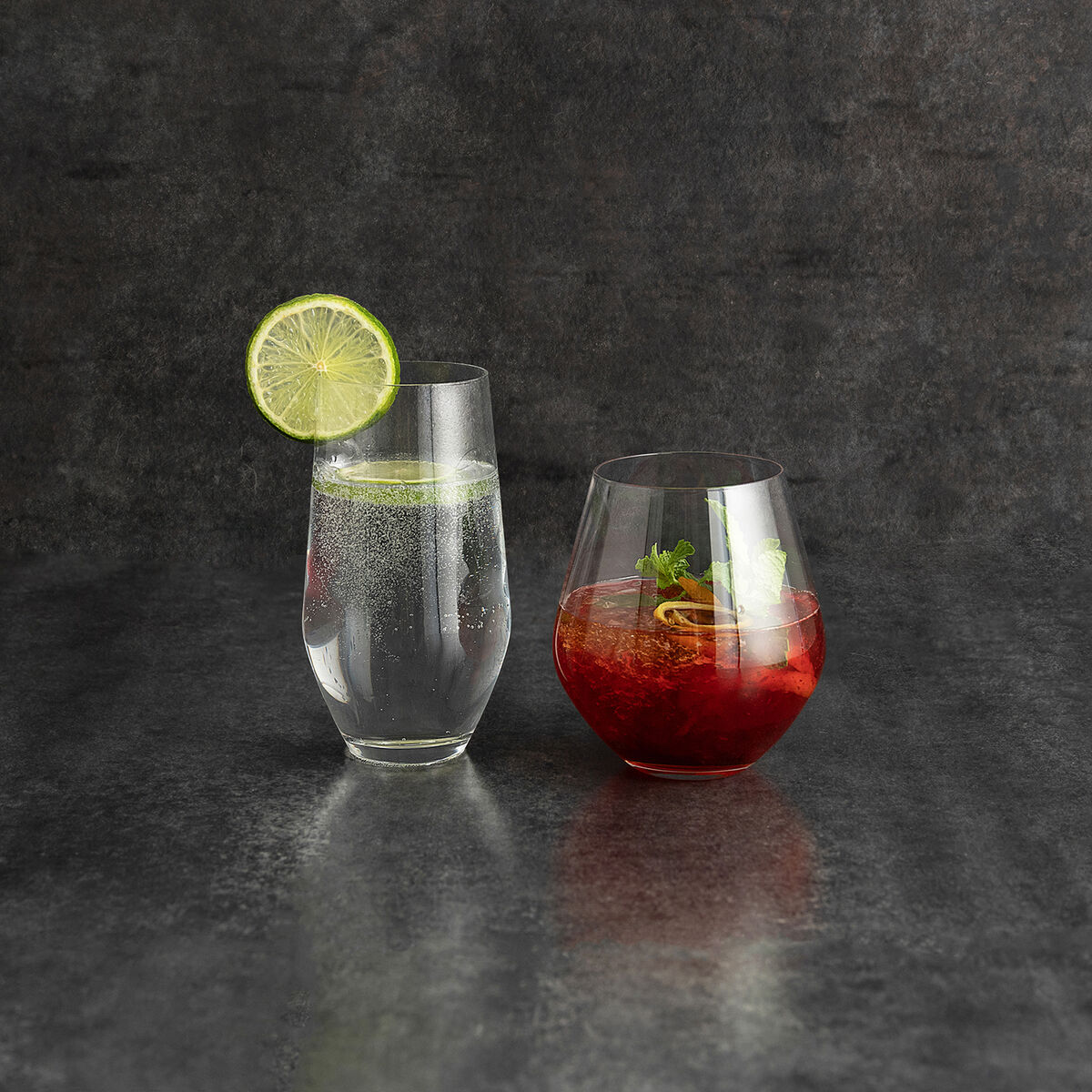Glass Bohemia Crystal Magnus Transparent Glass 400 ml (6 Units)