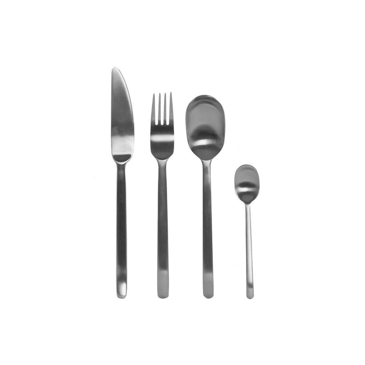 Cutlery DKD Home Decor Golden Silver Stainless steel 16 Pieces 6 x 2 x 22,8 cm