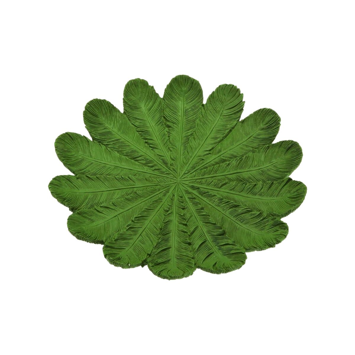 Centerpiece Versa Green Flower 2,3 X 24,2 X 30 CM