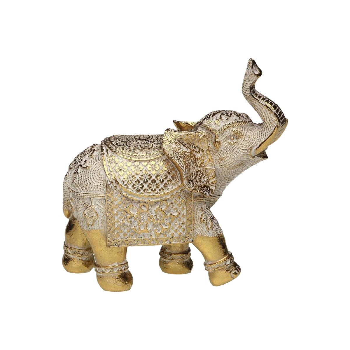 Decorative Figure Versa Resin Elephant 8,3 X 17,7 X 17,5 CM