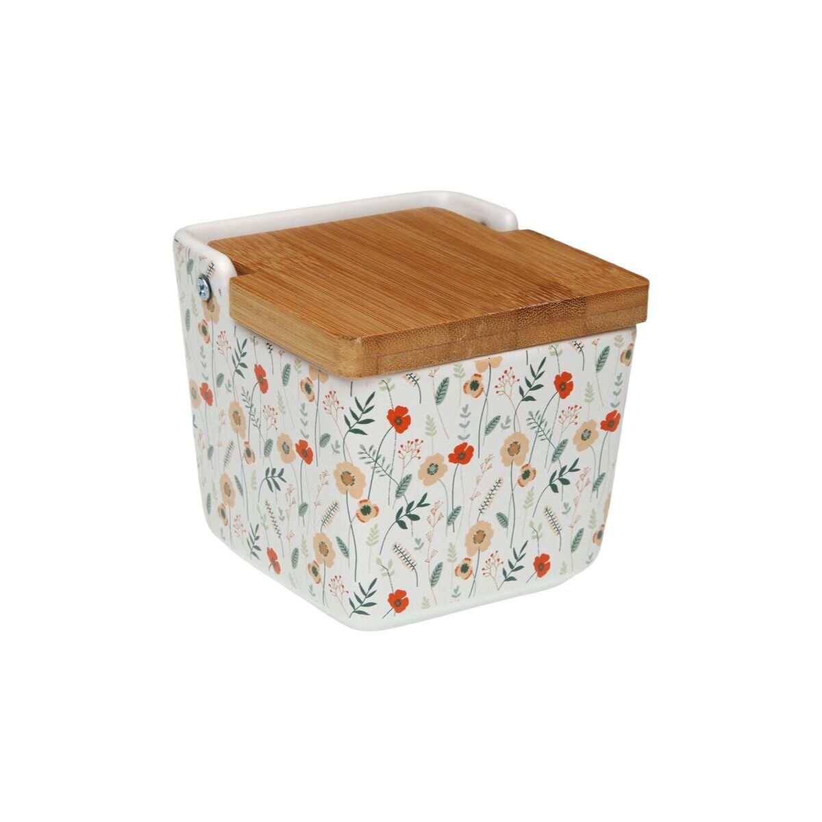 Salt Shaker with Lid Versa Verdi Ceramic 8,8 x 8,5 x 8,8 cm