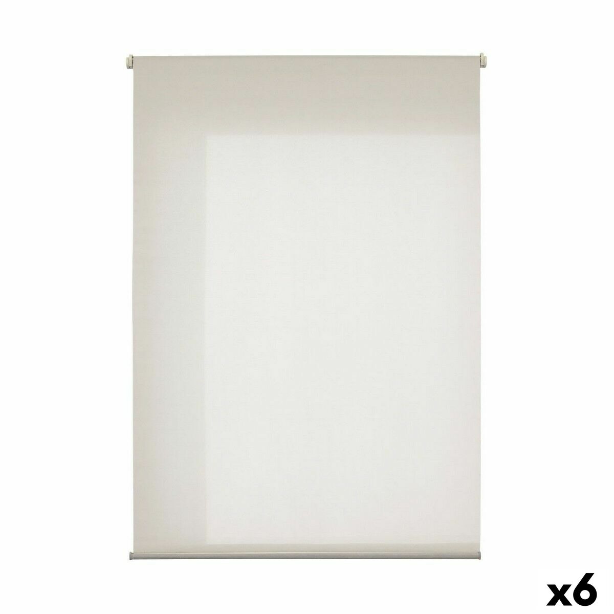 Roller blinds 120 x 180 cm Polyester Cream Plastic (6 Units) Roller blinds 120 x 180 cm Polyester Cream Plastic (6 Units)