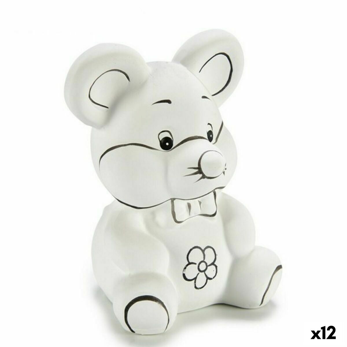 Money box Pincello 19285 Ceramic 8 x 12,5 x 9,5 cm (12 Units) Money box Pincello 19285 Ceramic 8 x 12,5 x 9,5 cm (12 Units)