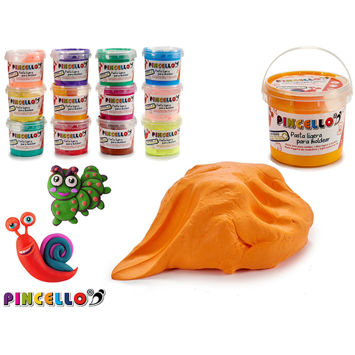 Modelling Clay Game Pincello 1703746 (12 Units) Modelling Clay Game Pincello 1703746 (12 Units)