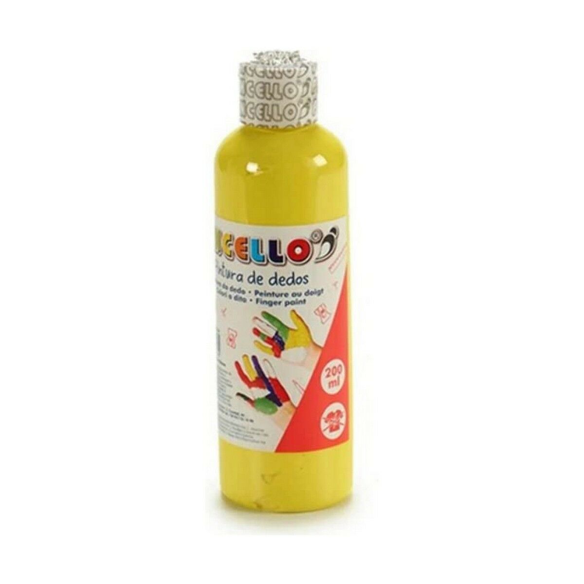 Finger Paint Pincello FP200-Y Yellow 200 ml (12 Units) Finger Paint Pincello FP200-Y Yellow 200 ml (12 Units)