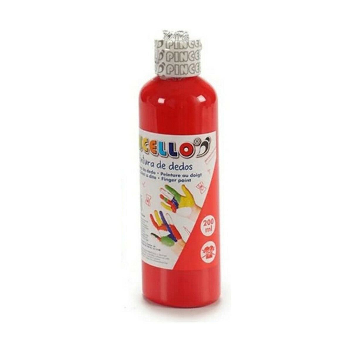Finger Paint Pincello FP200-0 Orange 200 ml (12 Units) Finger Paint Pincello FP200-0 Orange 200 ml (12 Units)
