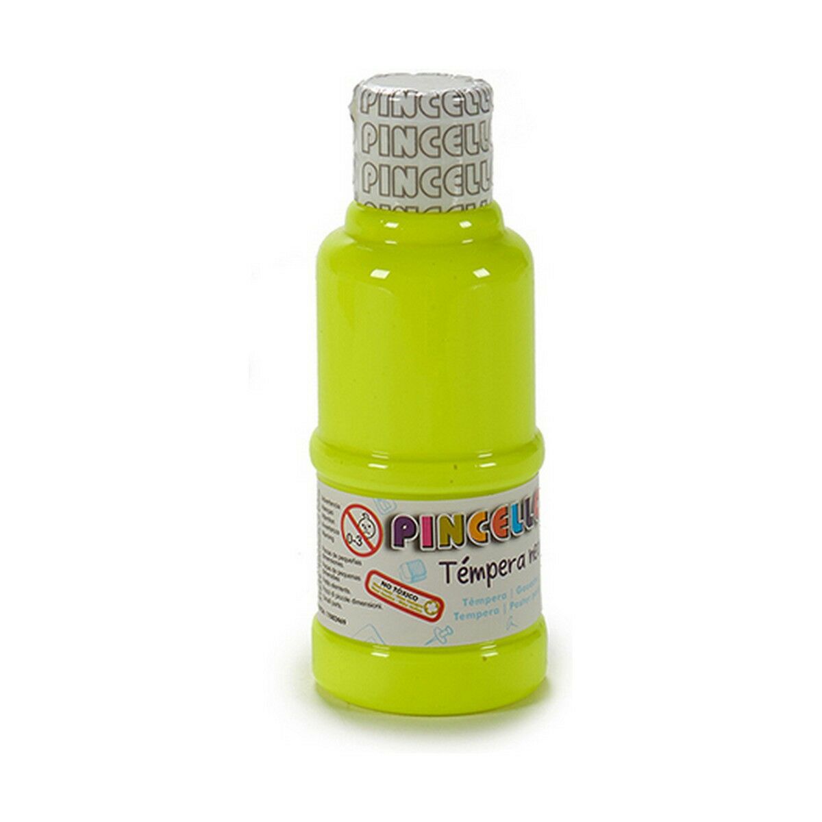 Tempera Pincello Neon Yellow 120 ml (12 Units) Tempera Pincello Neon Yellow 120 ml (12 Units)