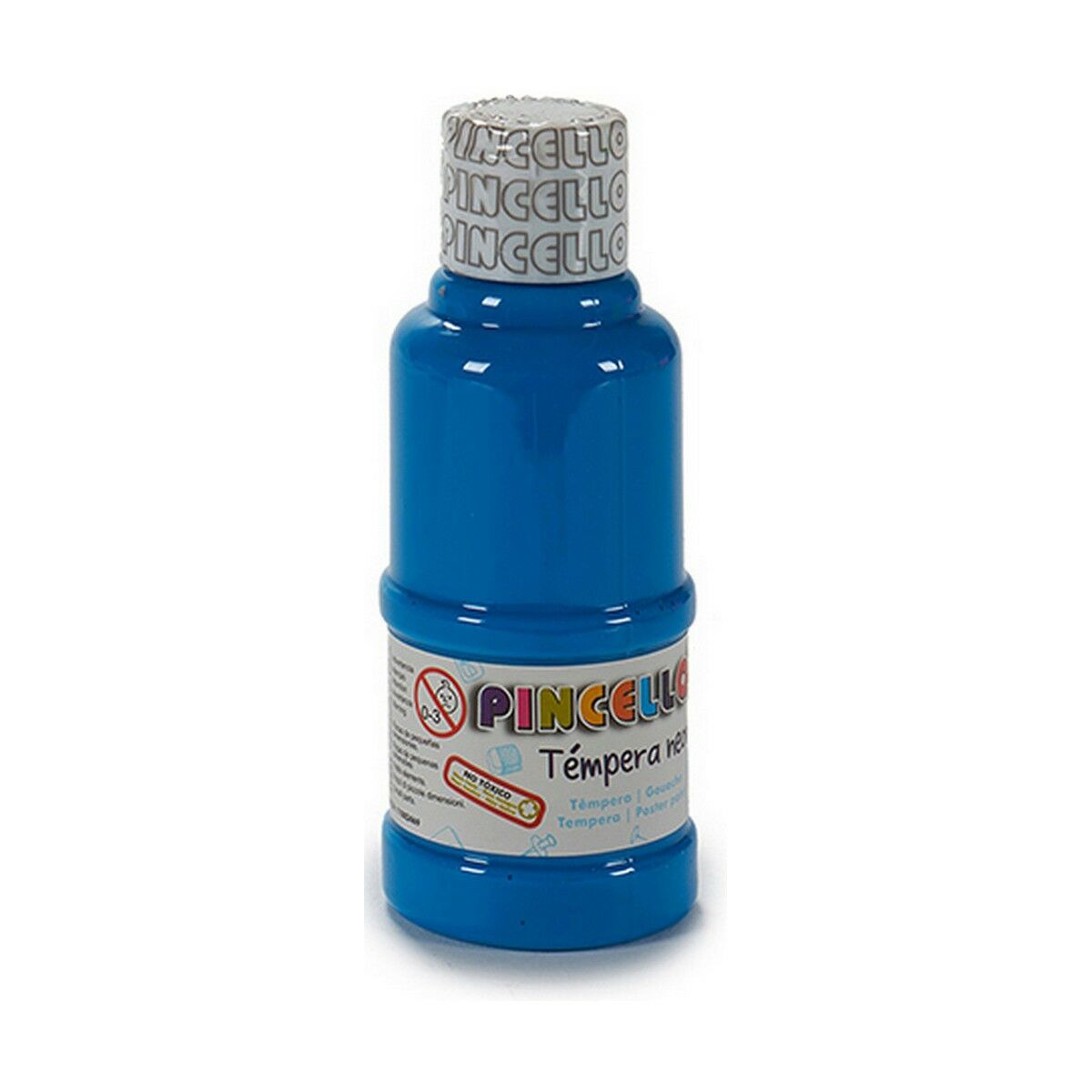 Tempera Pincello Neon Blue 120 ml (12 Units) Tempera Pincello Neon Blue 120 ml (12 Units)