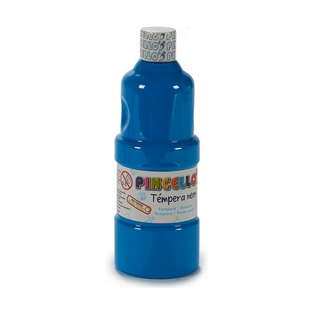 Tempera Pincello Neon Blue 400 ml (6 Units) Tempera Pincello Neon Blue 400 ml (6 Units)