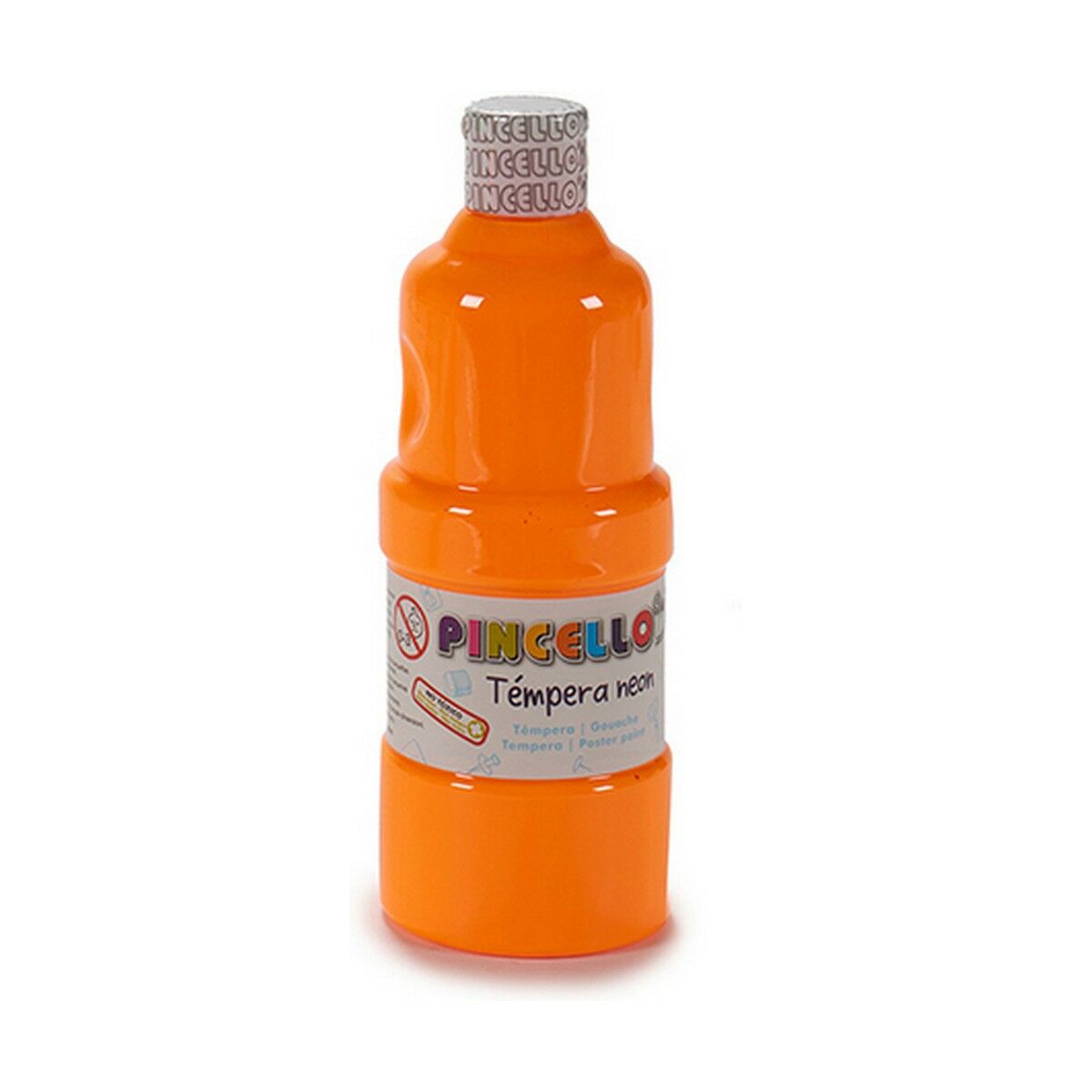 Tempera Pincello Neon Orange 400 ml (6 Units) Tempera Pincello Neon Orange 400 ml (6 Units)